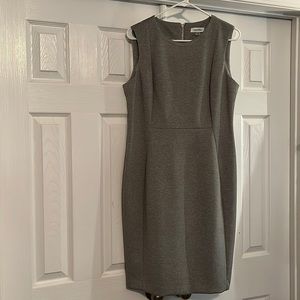Calvin Klein fitted dress! Grey - size 12